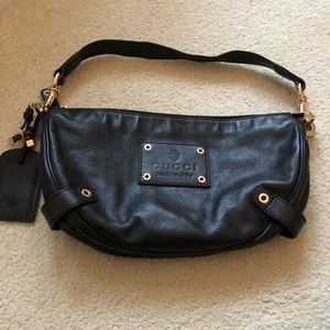 Gucci hobo bag - darling stripe inside. Great basic bag for everyday.
